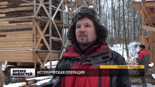 Продолжается реставрация уникальной мельницы в музее на Щелоковском хуторе ПодрядчикАВК Групп