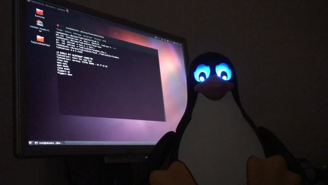 TuxDroidInterface C version Demonstration on GNU/Linux Ubuntu
