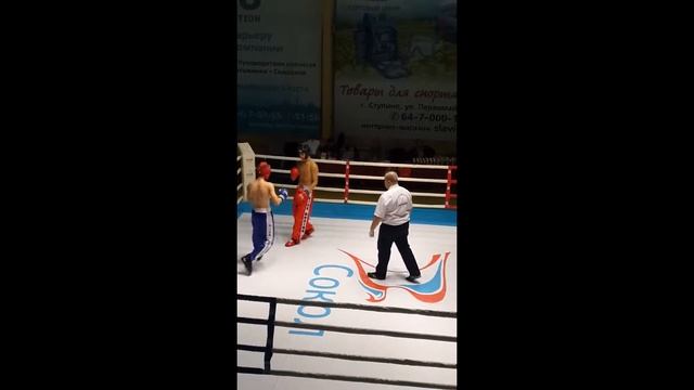 Почтарев Илья кикбоксинг Ступино 18 октября 2015
