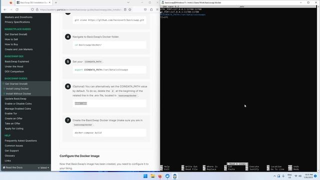 How to Install BasicSwap DEX on Windows 11