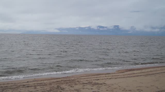 Баргузинский залив, озеро Байкал, Бурятия