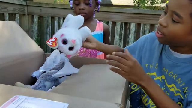 TY SENT US A PACKAGE! (Beanie Boos and more!) UNBOXING