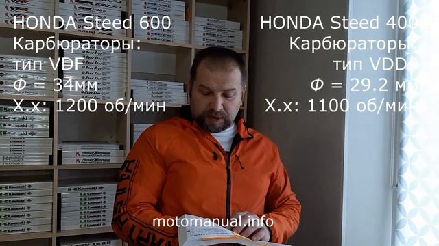 Сервис мануал HONDA STEED на русском языке