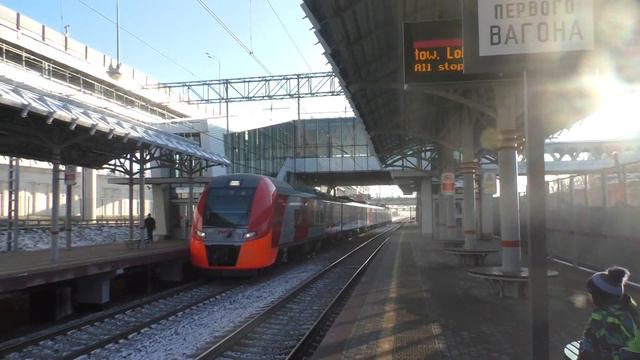 Электропоезд ЭС2Г-081 Ласточка Станция МЦК Бульвар Рокоссовского