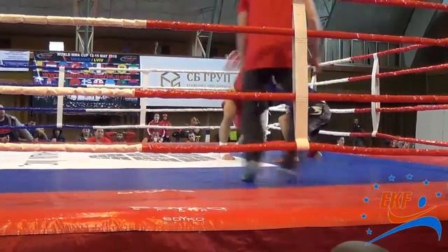 Бой 6 раунд 2.РИНГ Саньда.05.12-15. Чемпионат Европы по кунгфу
