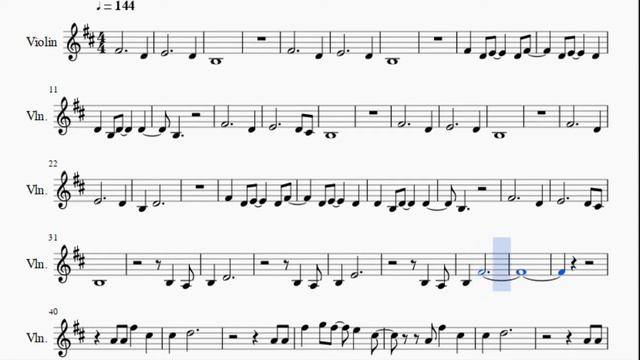 Violin Sheet Music: How to play Human by Christina Perri