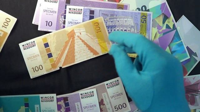 Тестовые банкноты для настройки банкоматов -  новый подраздел Бонистики