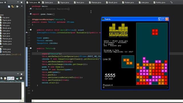 Programowanie w Java - Tetris