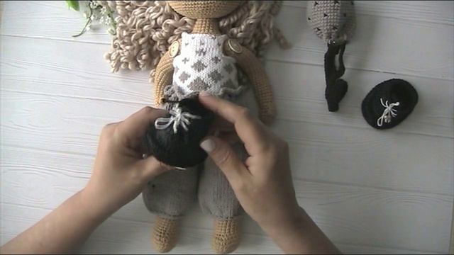 обзор куклы вязаной крючком