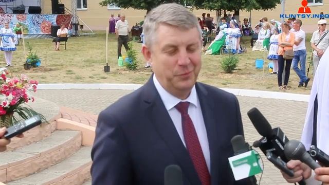 Интервью Губернатора Брянской области в Клинцах на фестивале «Славянское единство - 2017»