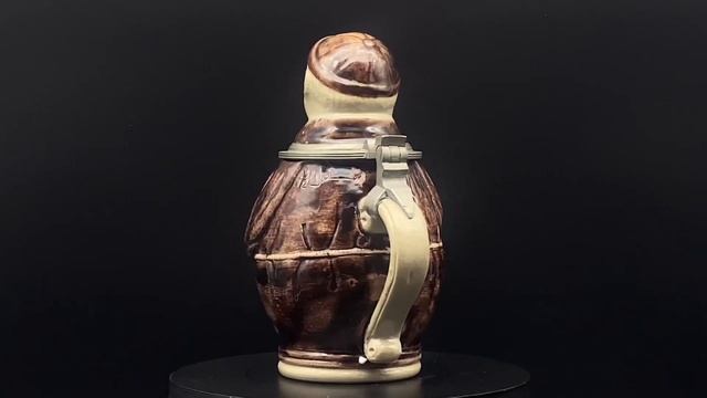 Антикварная Пивная кружка Германия 1900 г. Мануфактура "Hauber & Reuther" Монк.