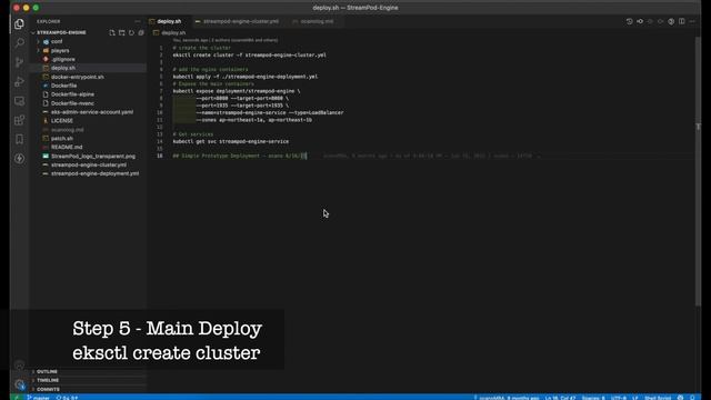 StreamPod engine Kubernetes deployment in under 15 Minutes.