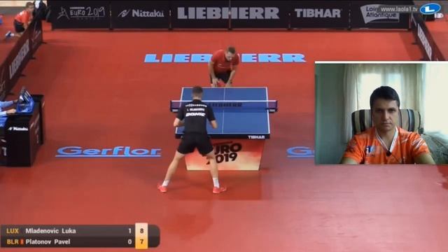 Platonov - Mladenovic (antispin) Матч с комментарием