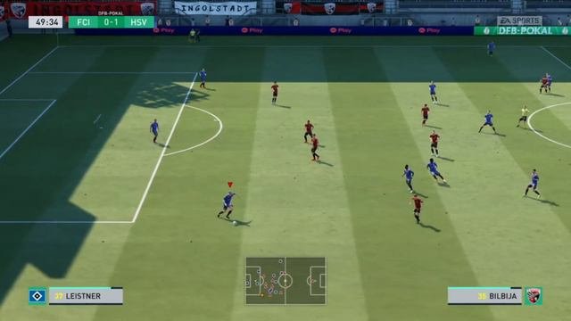 FIFA 21 / FC INGOLSTADT vs HAMBURG SV / DFB Pokal - Runde 1 / GAMEPLAY