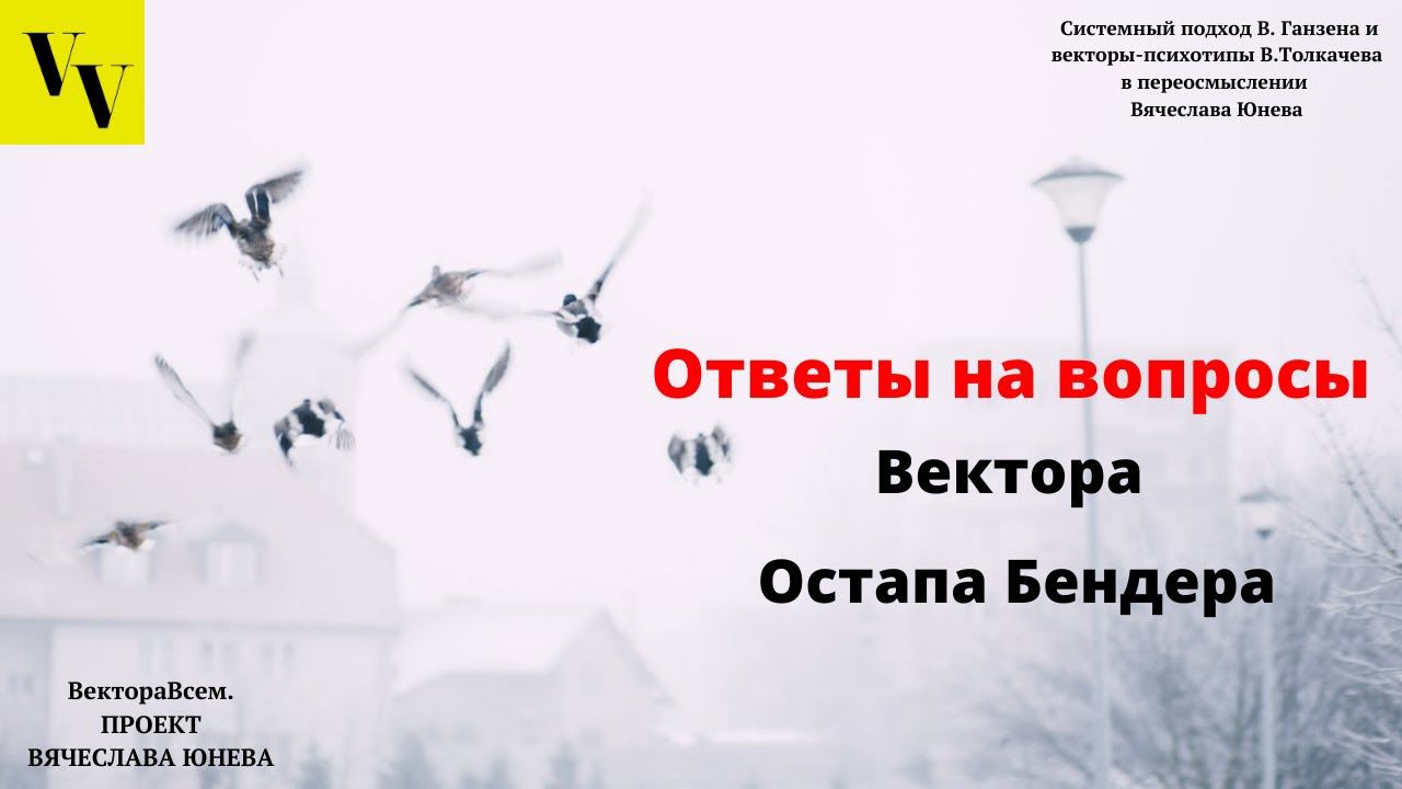 Вектора Остапа Бендера. ВектораВсем. Проект Вячеслава Юнева