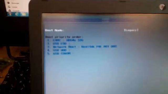 How to enter Acer Aspire BIOS Netbook laptop & Change UEFI to Legacy boot