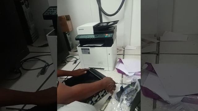kyocera Kyocera m5521cdn colour print quality issue solve kese kare