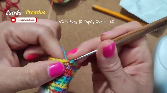 Muñeca Bebe Amigurumi  2 Las piernas