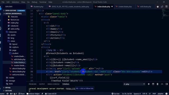Laravel Tutorial for beginners in Bangla ( image show )