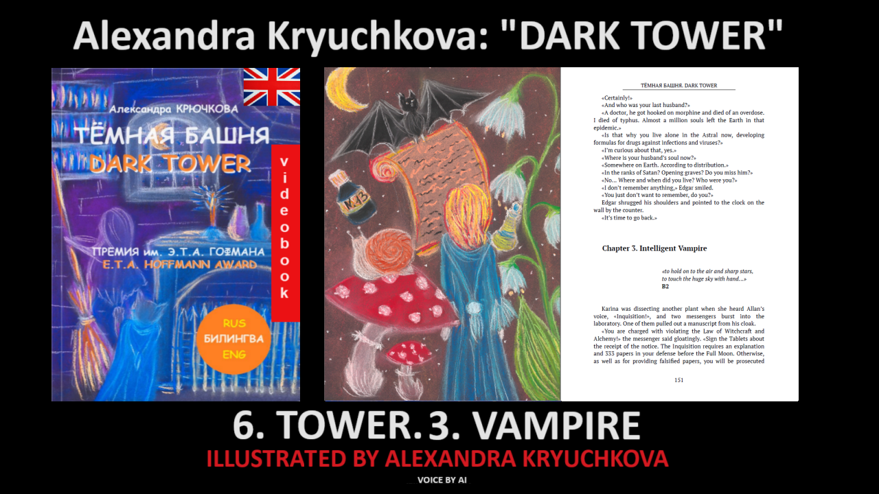 "DARK TOWER". 6.3. “TOWER. Intelligent Vampire” by Alexandra Kryuchkova (me)