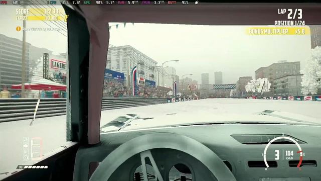 #176 [Steam Deck] Wreckfest - Hillstreet Circuit - Race - Speedbird