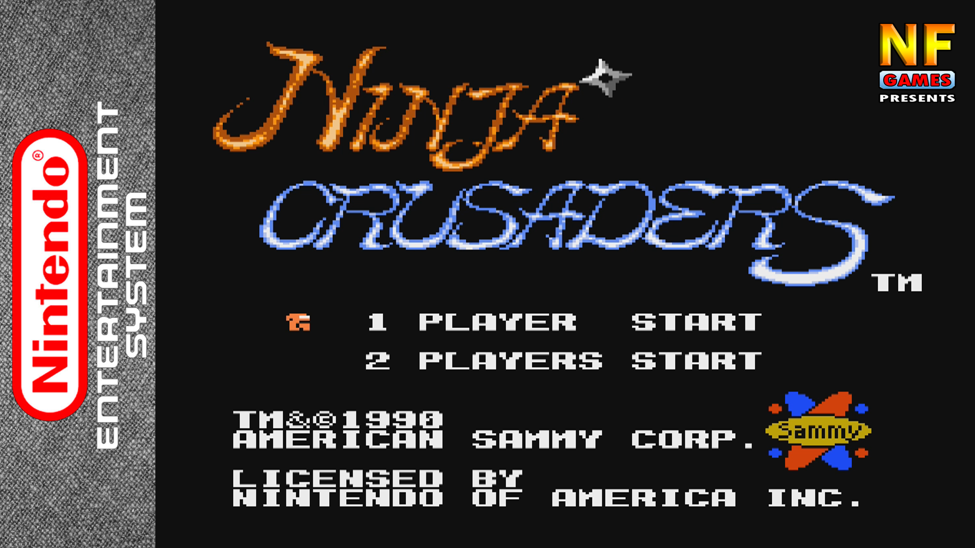 Ninja Crusaders. NES No Damage Walkthrough - Famicom  Nintendo  Family Computer  Hyundai Comboy