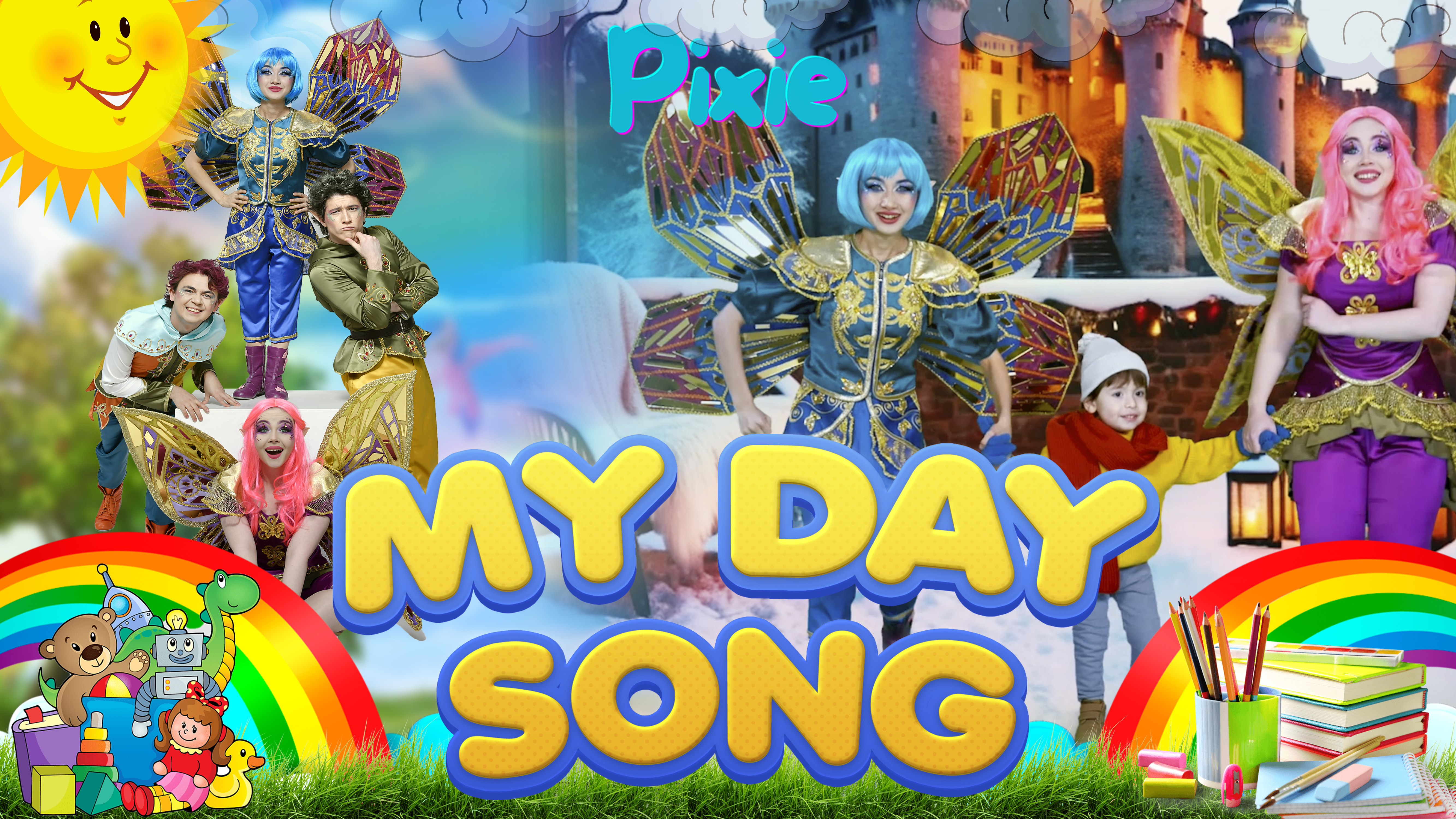 My Day☺️ | Pixie Kids Song🎶