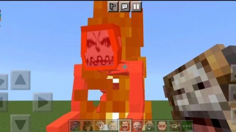 The Nine TITANS - ATTACK ON TITAN - Addon in Minecraft PE #minecraft #mcaddon