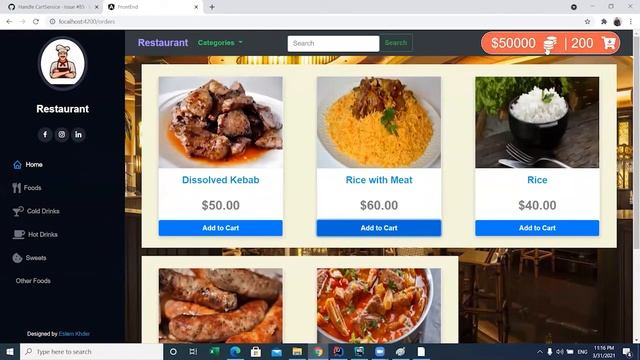 Handle CartService