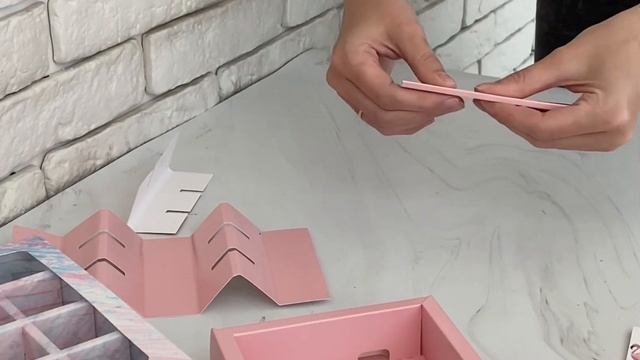 Сборка коробочки под 9 конфет