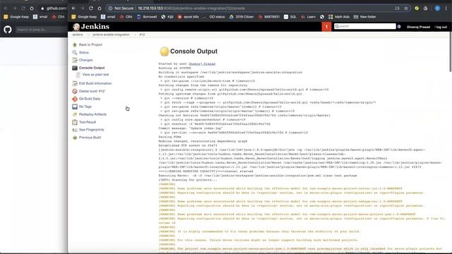 8th Nov Ansible project and docker installation