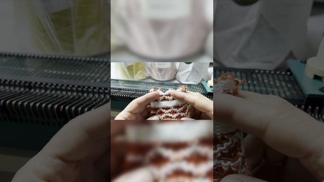 24-08-2024 Интересный узор на вязальной машине Северянка