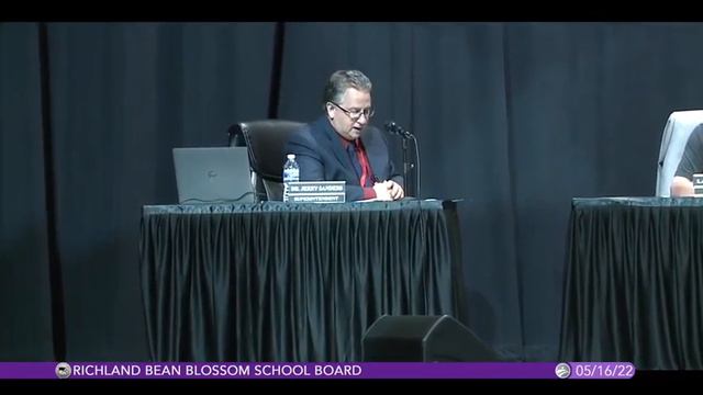 Richland Bean Blossom School Board, May 16, 2022