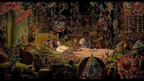 Music for deep sleep 🎶✨(1 Hour) Howl's Moving Castle with Rain 💫🌧️