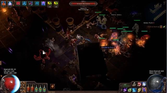 Path of Exile - Zombie Summoner Lunaris3 Run. 6sec Kill Piety [PoE]