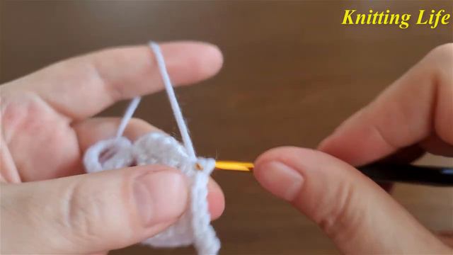 Super Easy Crochet Knitting Flower Motif - Çok Kolay Tığ İşi Şahane Motif Örgü1 M
