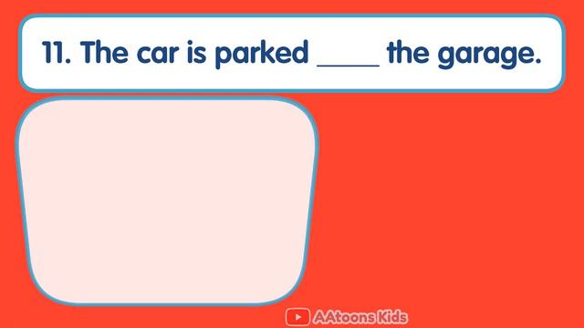 English Preposition Quiz for Kids | Quiz Time | Preposition for Kids