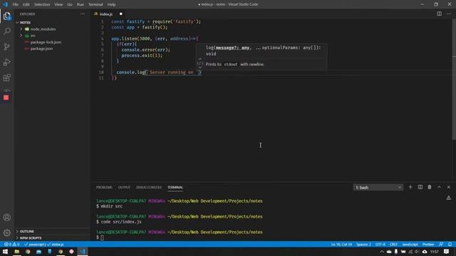 Fastify + React Admin (ITA) - Backend Initial Setup