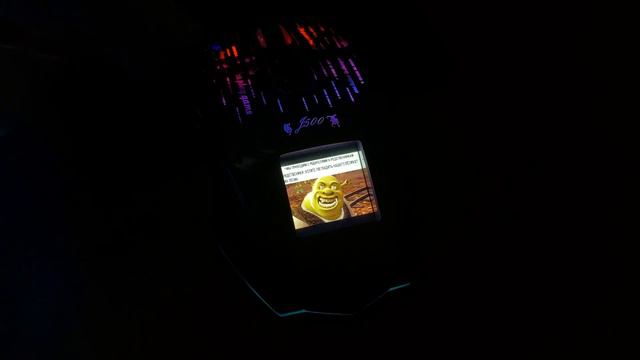 Мышь с дисплеем HXSJ J500, пример переключение картинок в дисплее