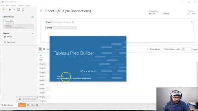 How to Union Multiple Data Sources in Tableau