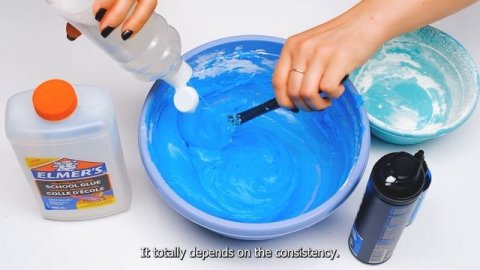 How to Make Soft Iceberg Slime! So Satisfying and Relaxing ASMR