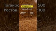 Закупочные цены 16.11.2023г. на пшеницу 4 класса (протеин ≥ 12,5%) в портах Азовского и Чёрного моря