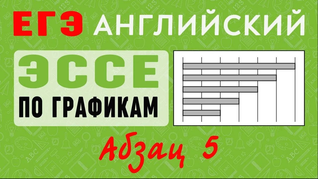 ЕГЭ по английскому языку. Учимся писать эссе по таблицам и диаграммам. Заключительный абзац
