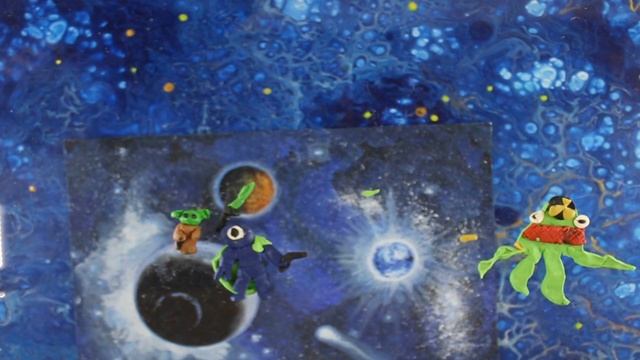 Космос. Перекладная анимация Юрия Тухватулина и Леонида Колесникова