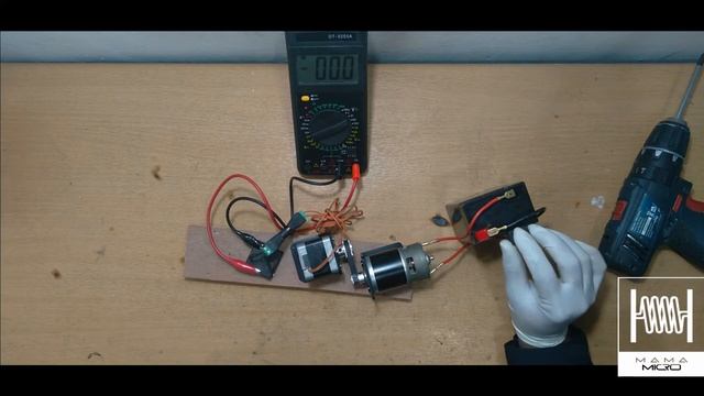 how to make generator using stepper nema 17 | nema 17 as generator. TEST AND SALE BY MAMAMICRO