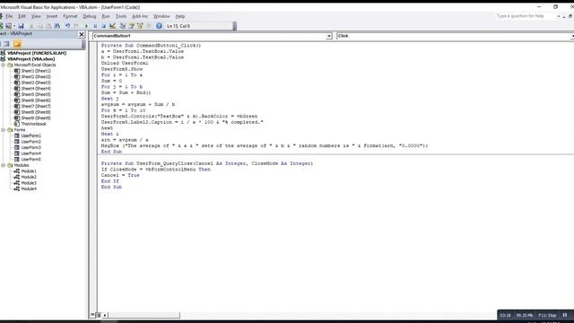 Progress Bar in Excel VBA using For Loop