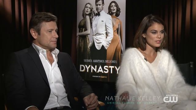 Interview with Grant Show and Nathalie Kelley of "Dynasty"