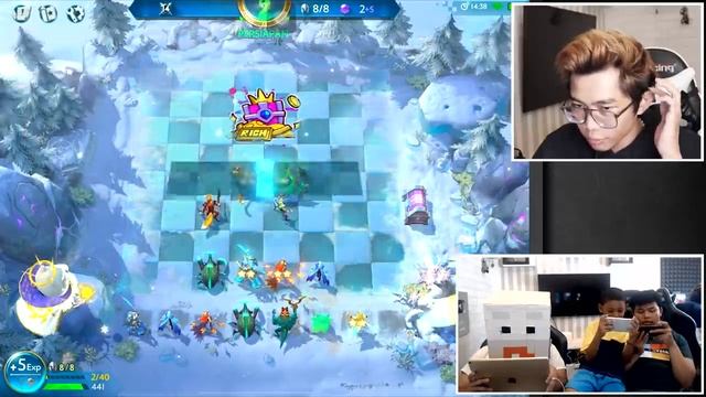 PERTAMA KALI FROST DIAMOND, BAPAKGILE, BOCIL MAIN BARENG 1 GAME! - Chess Rush Best Squad