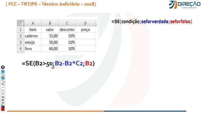 Função SE - Excel e Calc (a mais importante!)