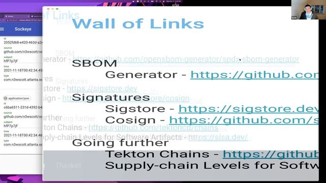 Kubernetes Atlanta Meetup - Nov 2021 - SBOMs Container Signing and Verification, Intro to Gatekeepe
